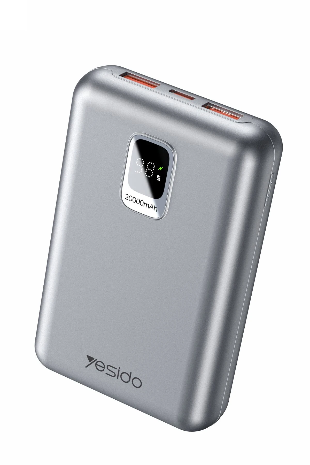 Yesido YP47 20.000 mAh Dijital Göstergeli 22.5W USB3.0 ve 20W Type-C Çıkışlı PD Hızlı Şarj Powerbank