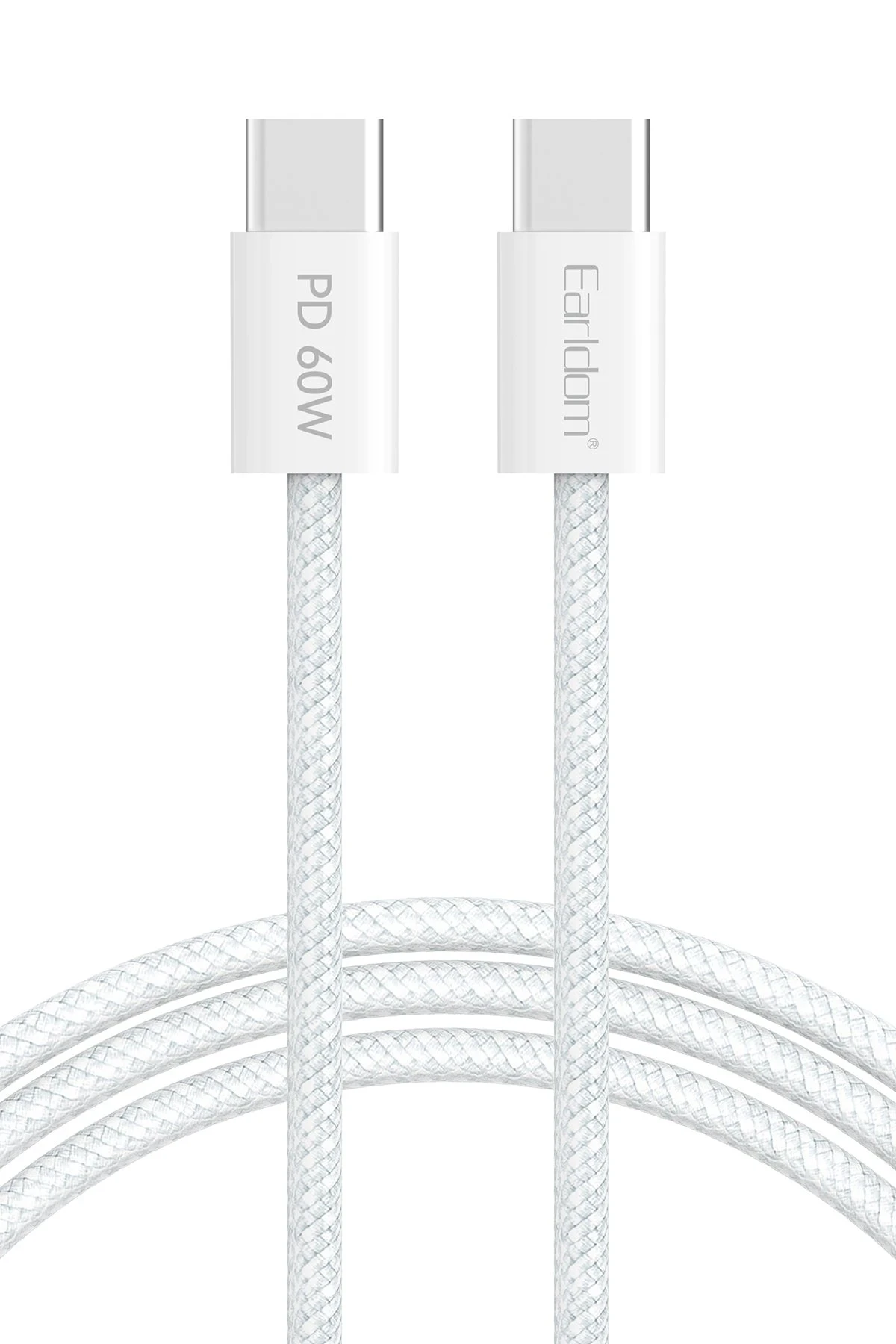 Earldom EC-190CC 1M 60W Type-C to Type-C PD Hızlı Şarj Kablosu