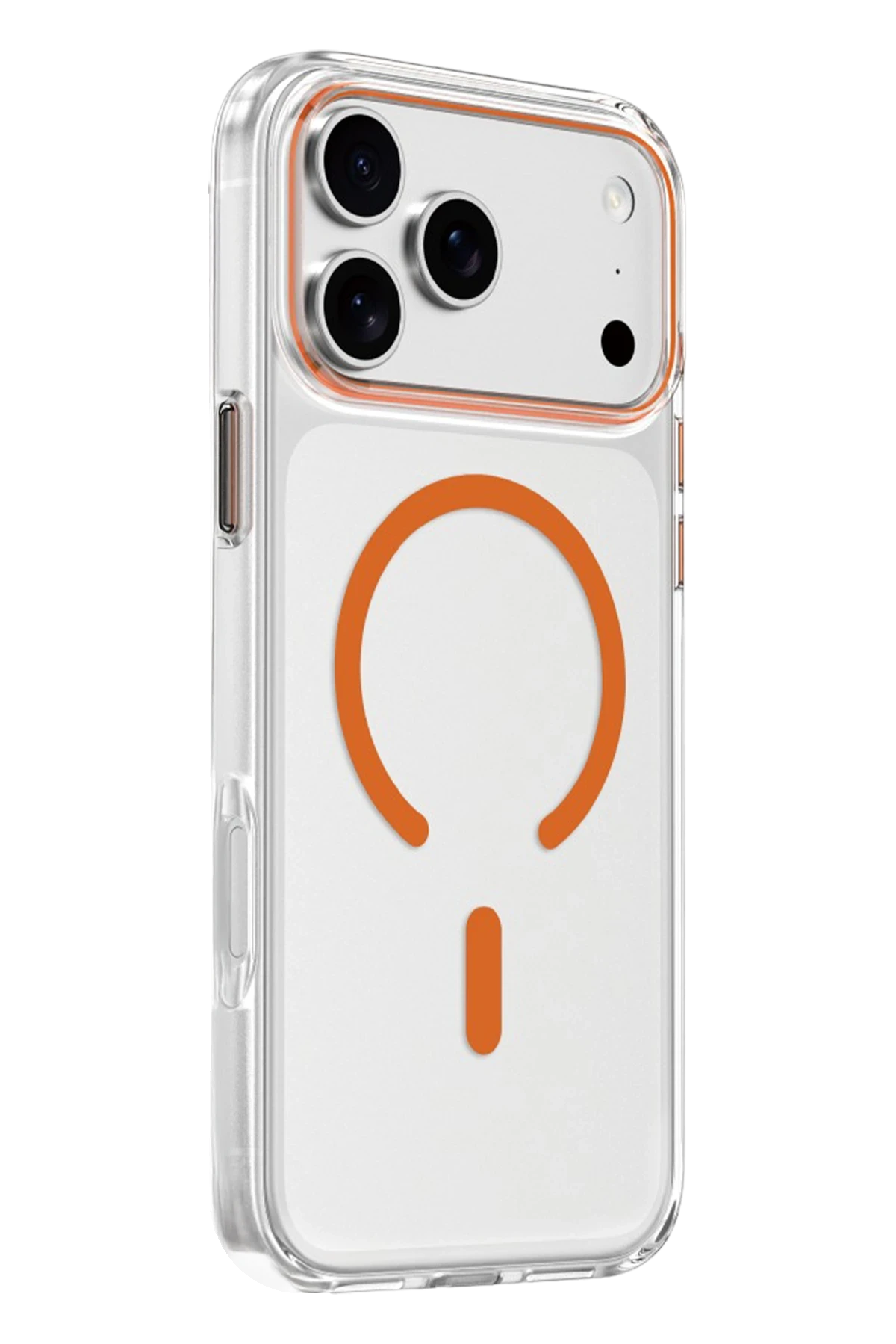 Keephone Apple iPhone 17 Pro Aurora Şeffaf Magsafe Kılıf