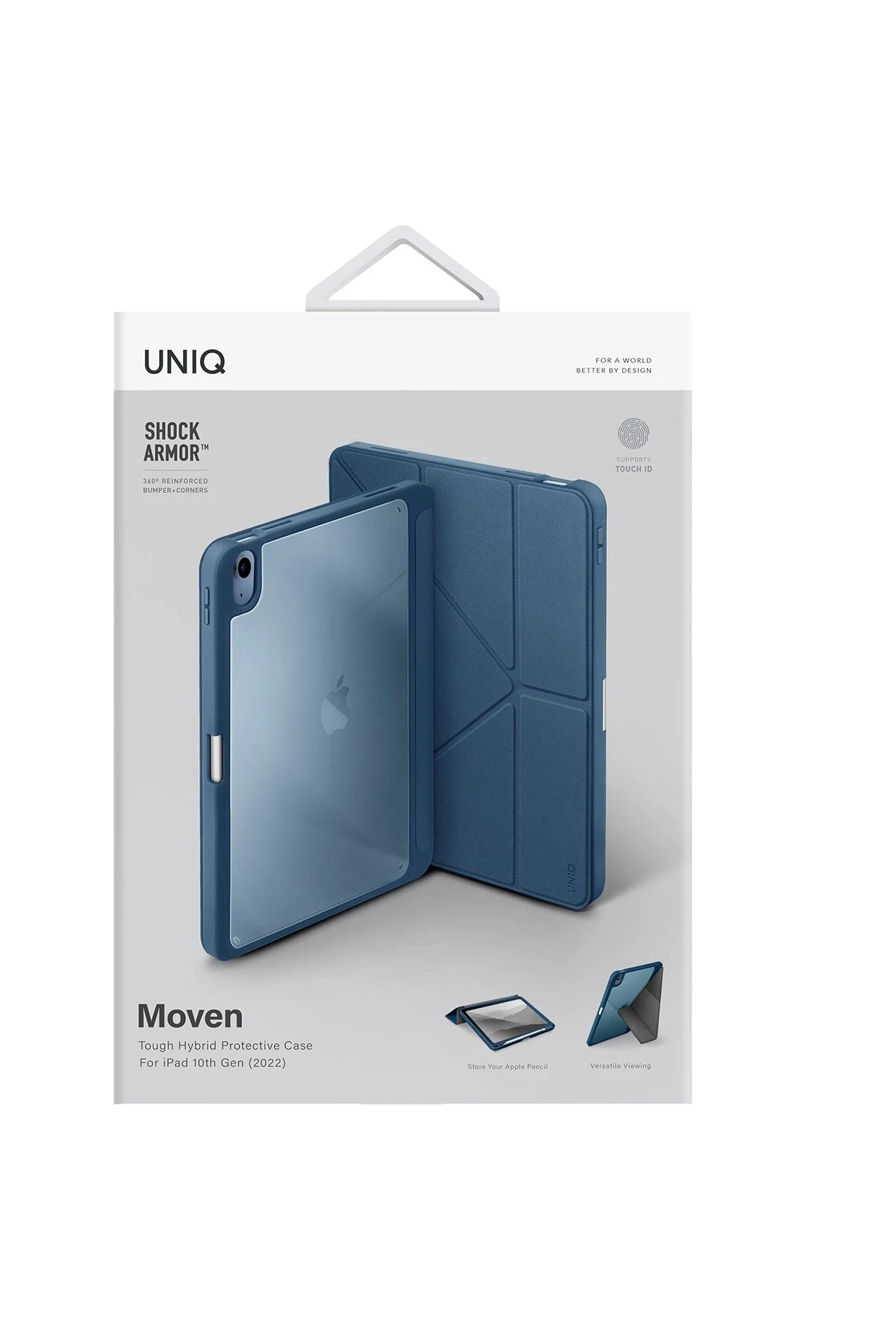 Uniq iPad 2022 10.9 (10.nesil) Moven Standlı Tablet Kapak