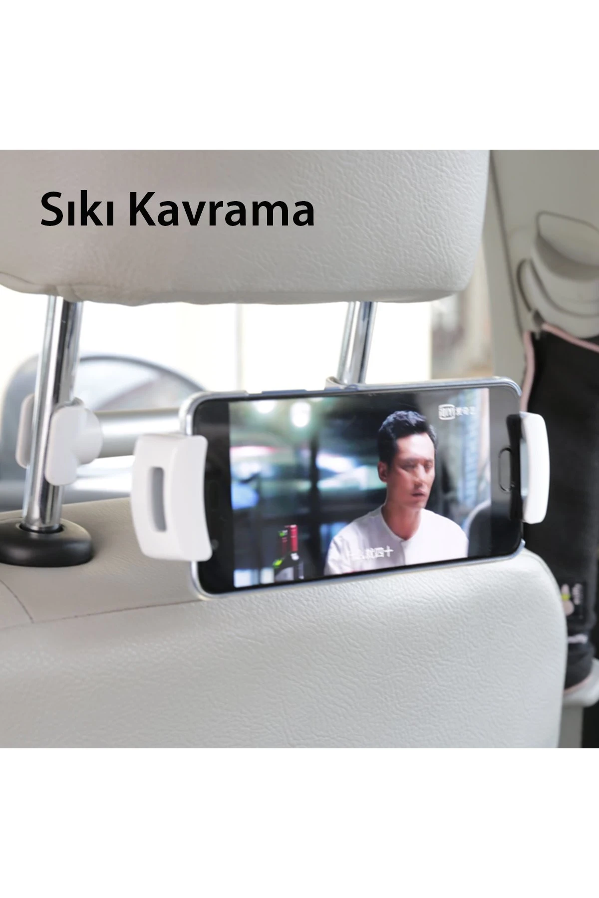 Yesido C29 360 Derece Ayarlanabilir Klipsli Koltuk Arkası Telefon Tablet Tutucu