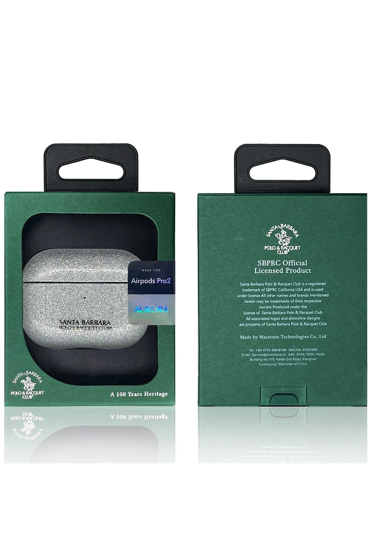 Santa Barbara Polo Racquet Club Airpods Pro 2 (2.nesil) Aurora Simli Kılıf