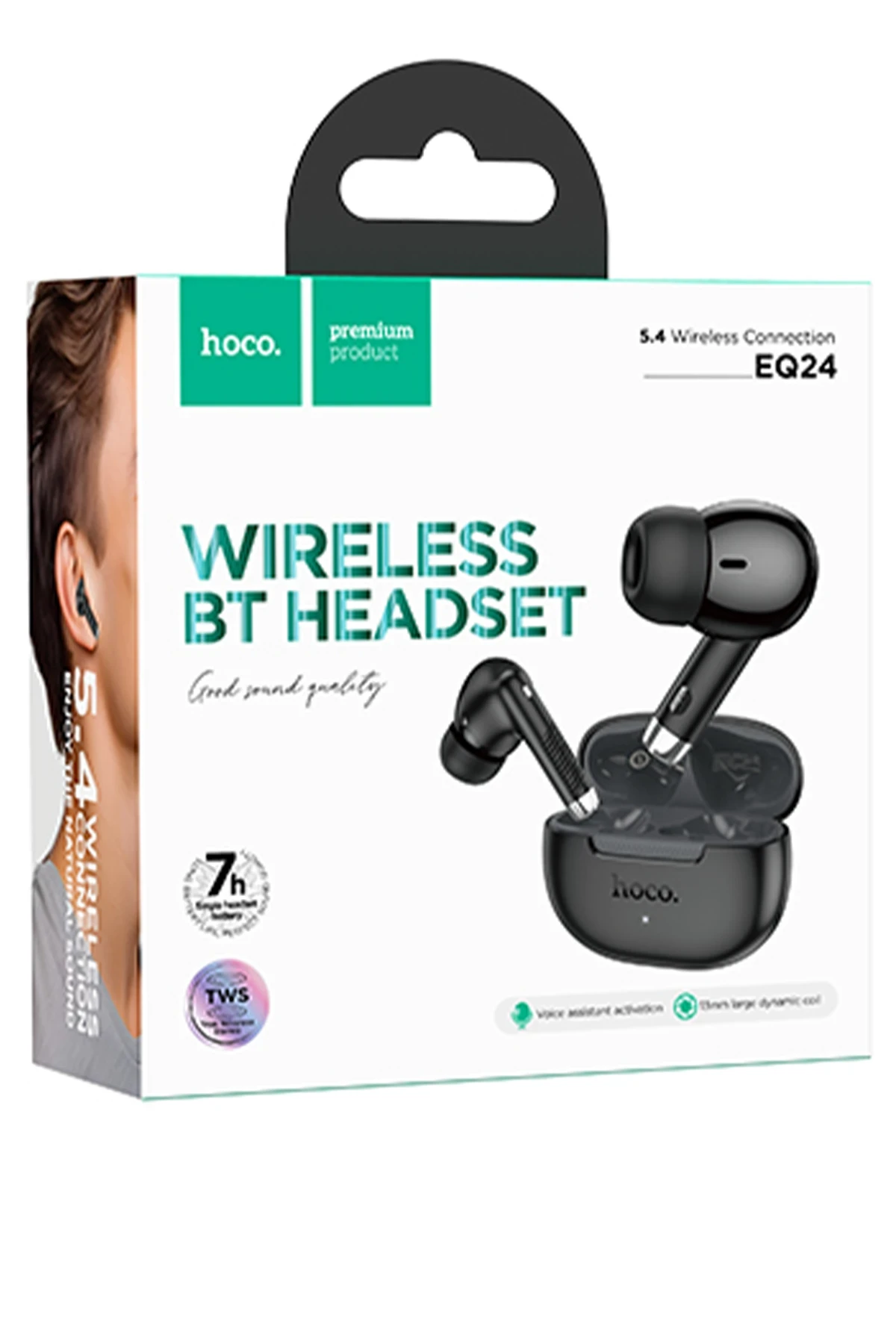 Hoco. EQ24 Estrella Aktif Gürültü Engelleyici Özellikli Bluetooth 5.4 Kablosuz TWS Airpods Kulaklık