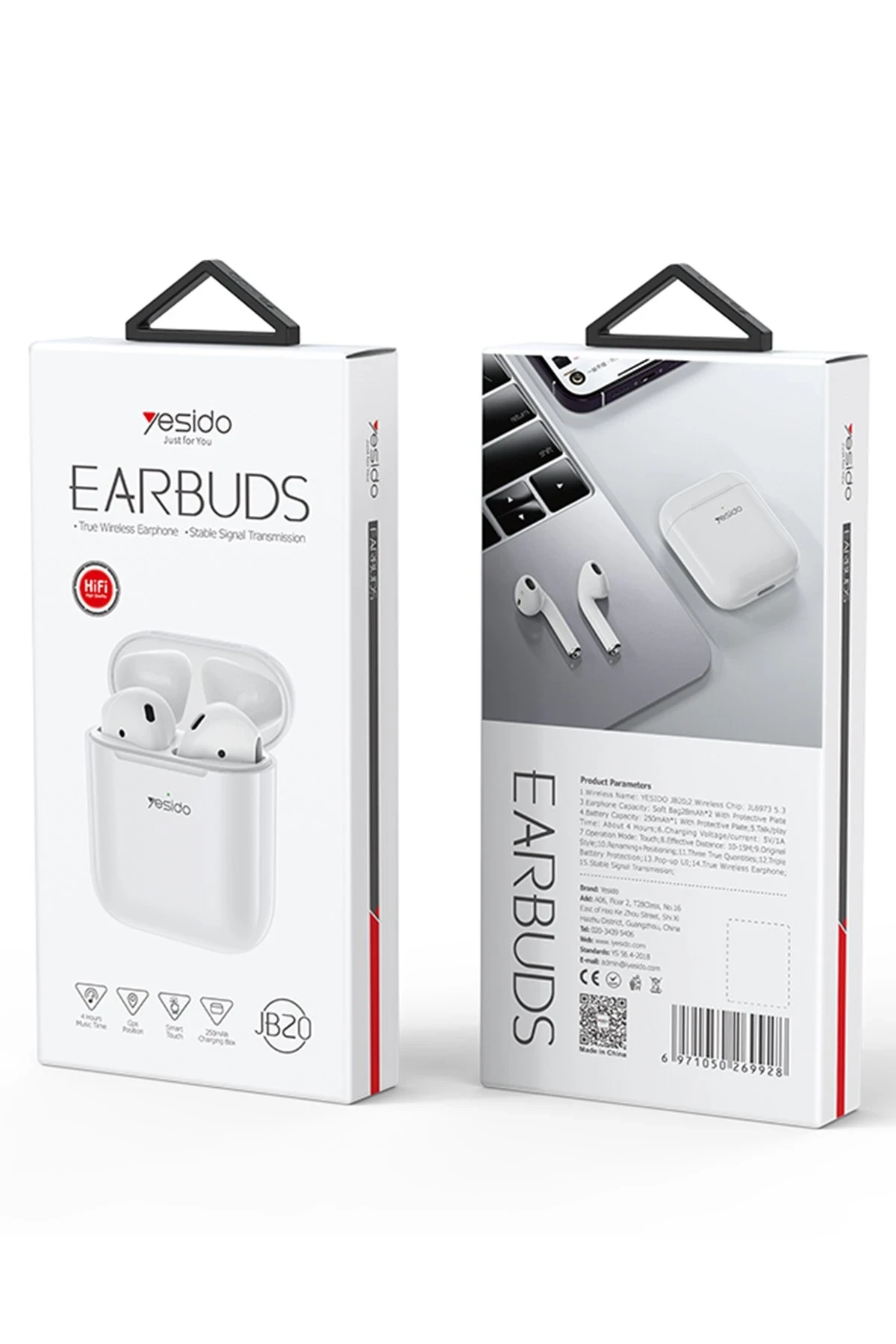 Yesido JB20 BT 5.3 TWS Kablosuz Airpods Kulaklık