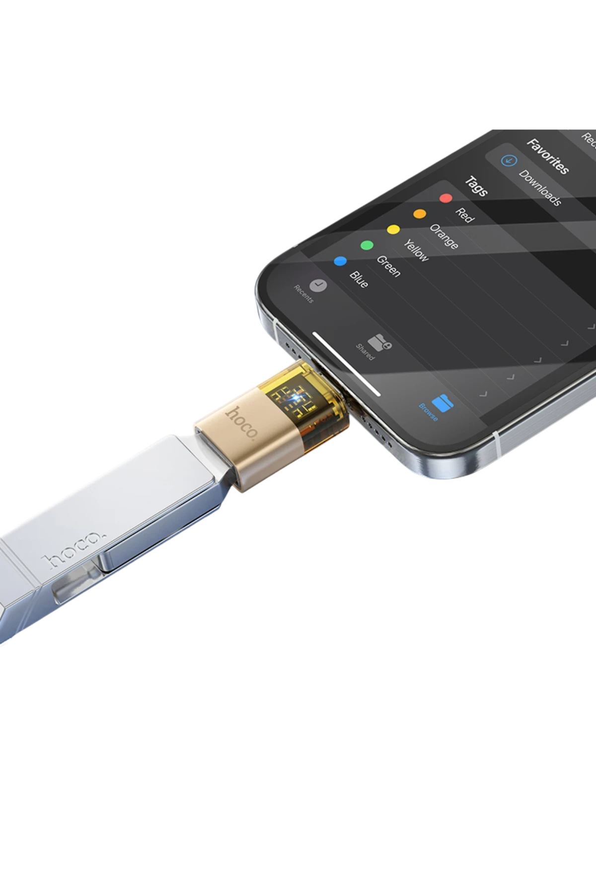 Hoco. UA36B Tak Çalıştır Type-C to USB 3.0 Dönüştürücü