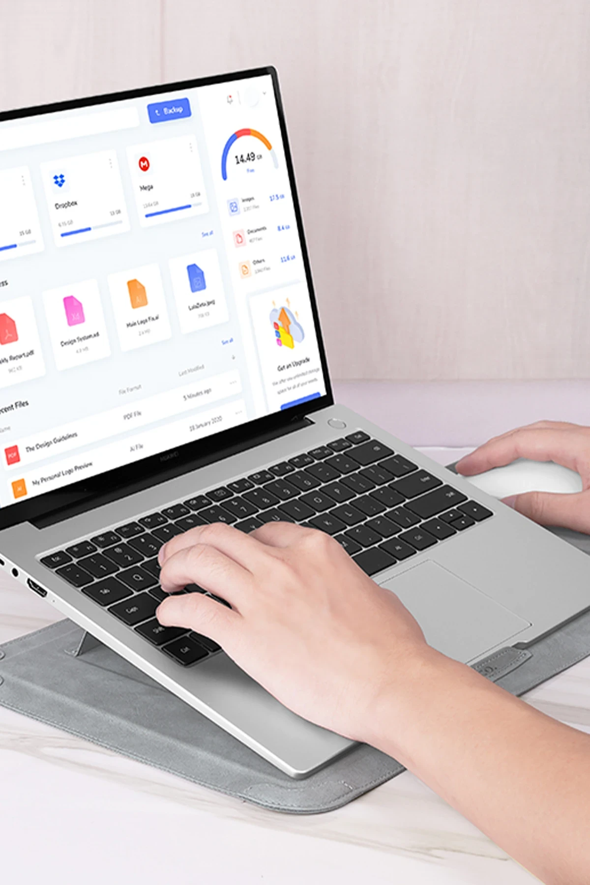 Hoco. GT5 Delight Serisi Çok Fonksiyonlu 14 inç Notebook Çantası