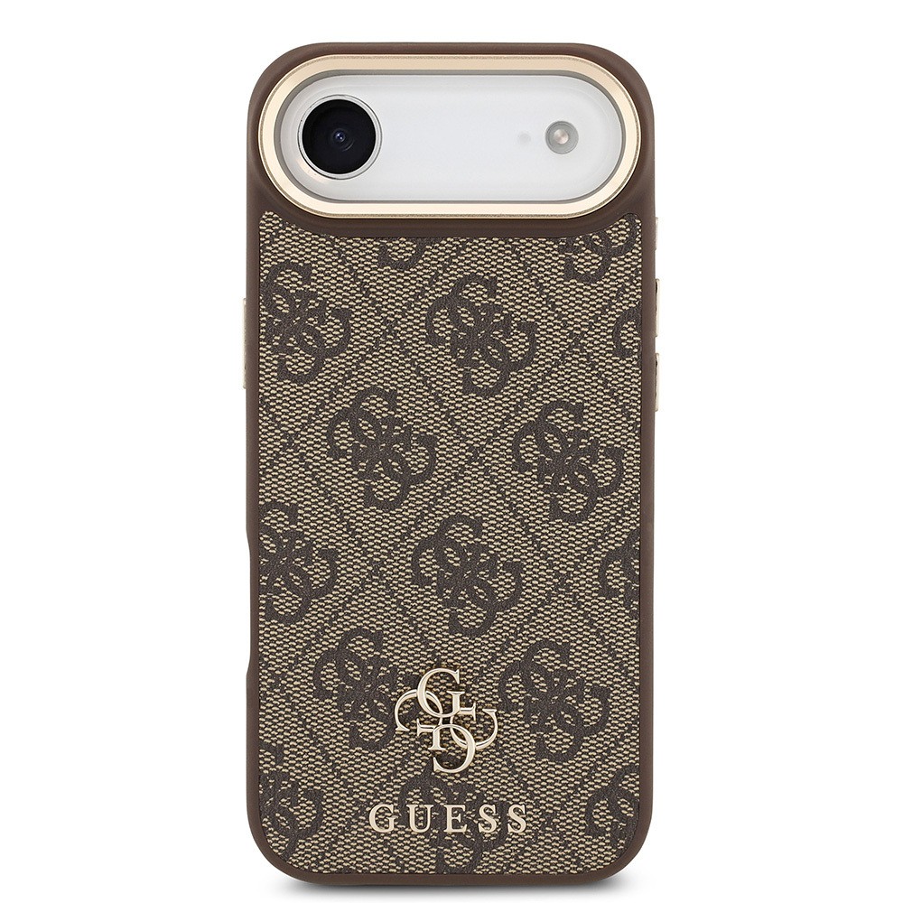 Apple iPhone 17 Air Guess Orjinal Lisanslı 4G ve Yazı Logolu Kılıf + Ekran Koruyucu + Lens Koruyucu 3in1 Aksesuar Seti