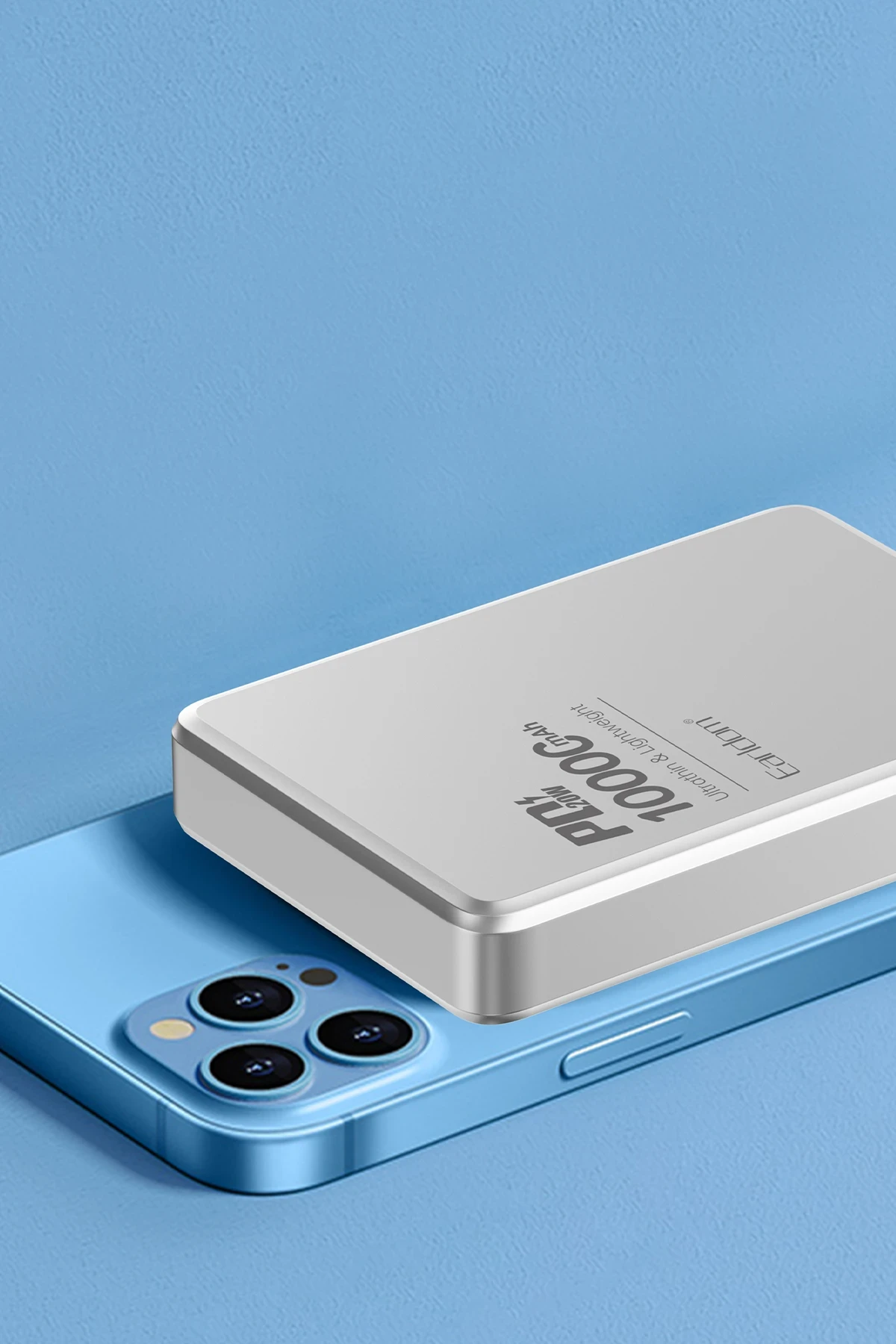 Earldom PD54 10.000 mAh 15W Kablosuz Şarj ve 20W Type-C Çıkışlı PD Hızlı Şarj Powerbank