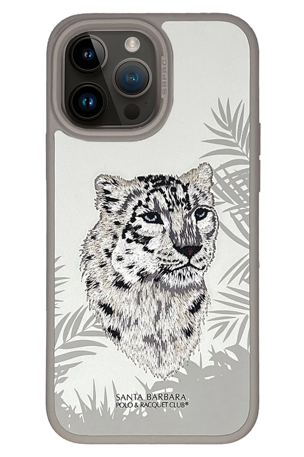 Santa Barbara Polo Racquet Club iPhone 15 Pro Savanna Kapak - Snow Leopard