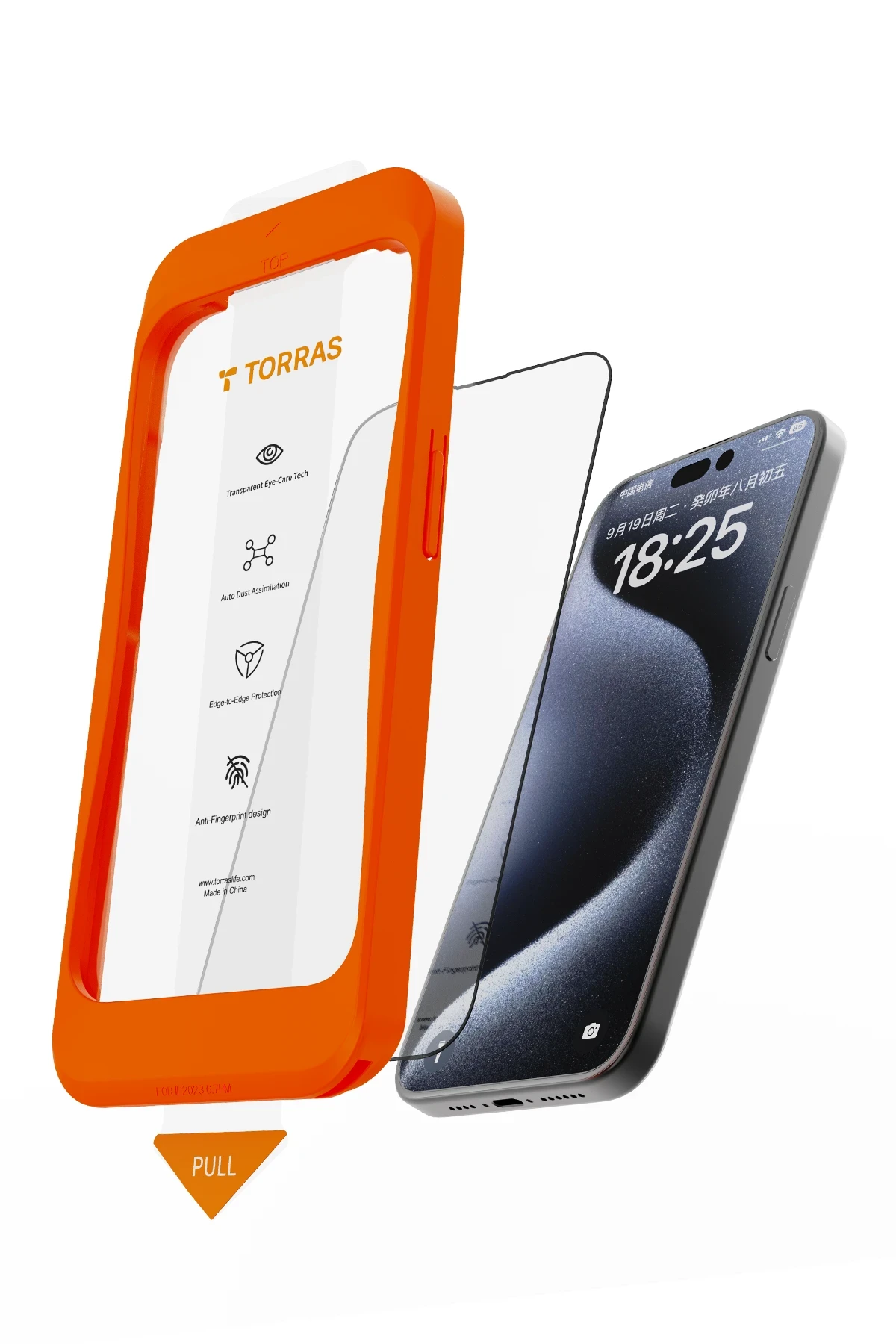 Torras Apple iPhone 16 Install Master AutoKit HD Cam Ekran Koruyucu