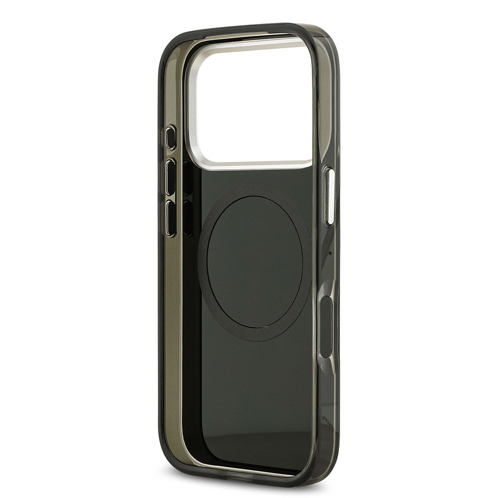 Apple iPhone 17 Pro Kılıf Mercedes Benz Orjinal Lisanslı M-safe Şarj Özellikli Çift Katmanlı PC Nostaljik Yıldız Dizayn Kapak
