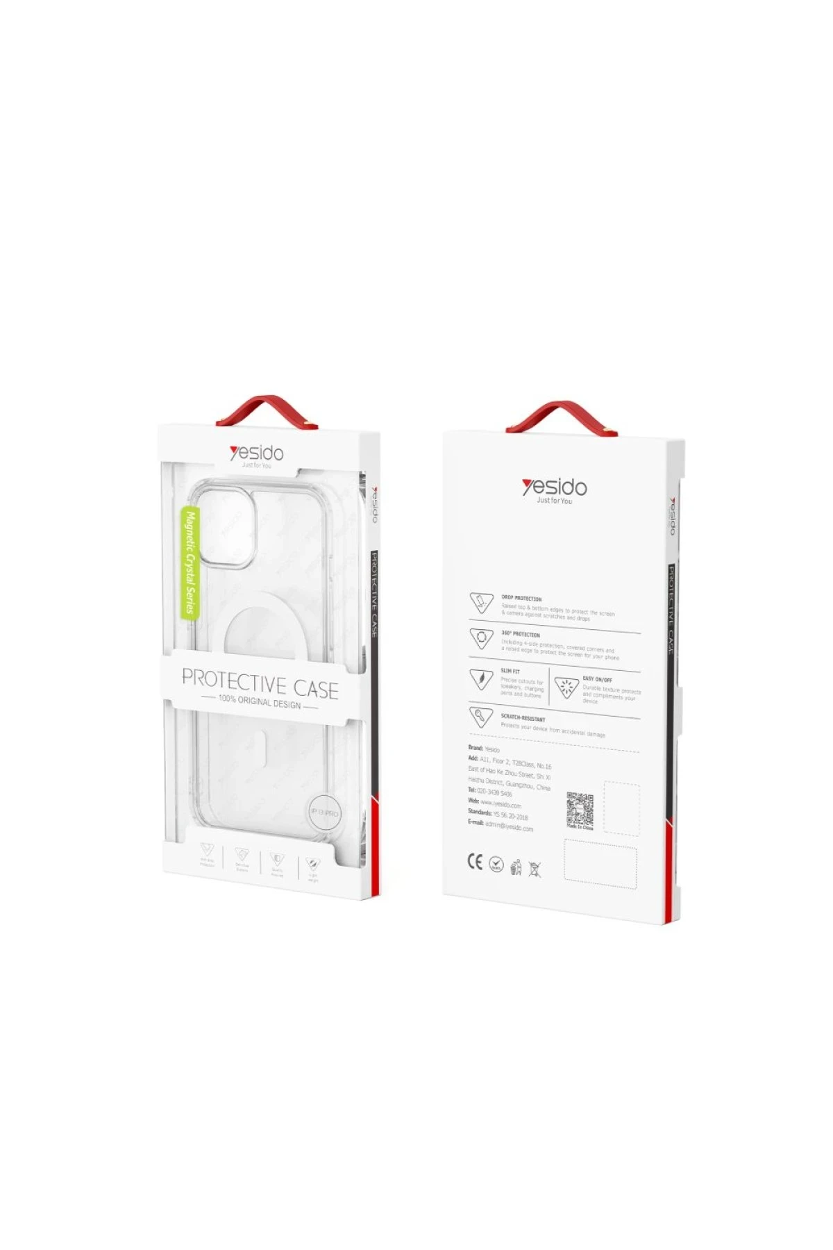 Yesido iPhone 14 Pro PC03 Ace Şeffaf Magsafe Kapak