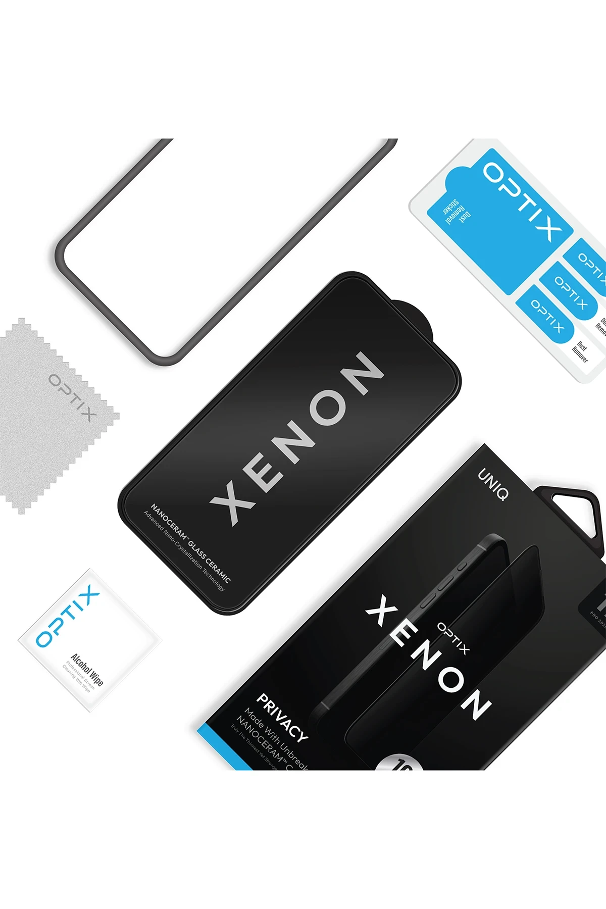 Uniq Apple iPhone 17 Pro Optix Xenon Nanocream Cam Ekran Koruyucu