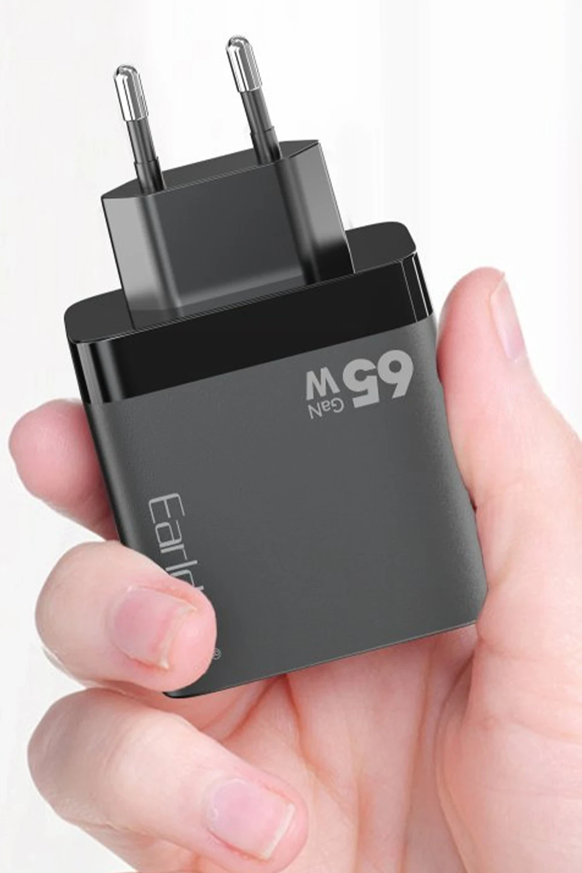 Earldom EU41 2 Adet Type-C ve 1 Adet USB Çıkışlı 65W GAN Şarj Aleti