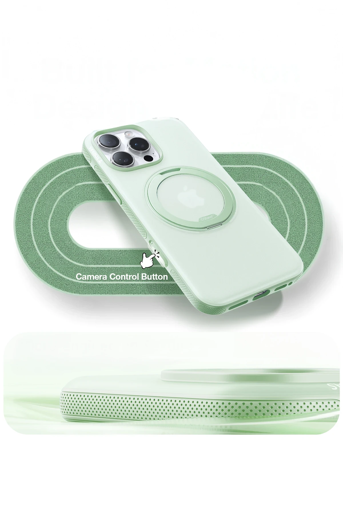 Torras Apple iPhone 16 Pro Max O Stand R Fitness Serisi Magsafe Kılıf