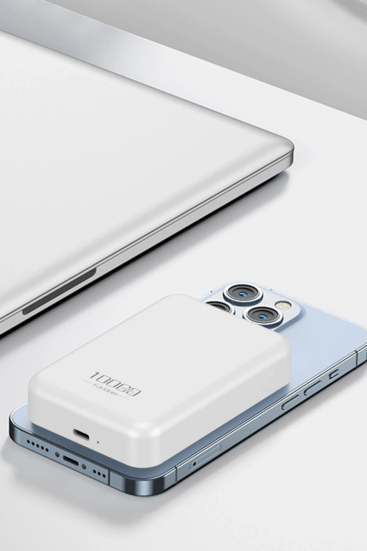Earldom PD48 10.000 mAh 15W Kablosuz Şarj ve 20W Type-C Çıkışlı PD Hızlı Şarj Powerbank