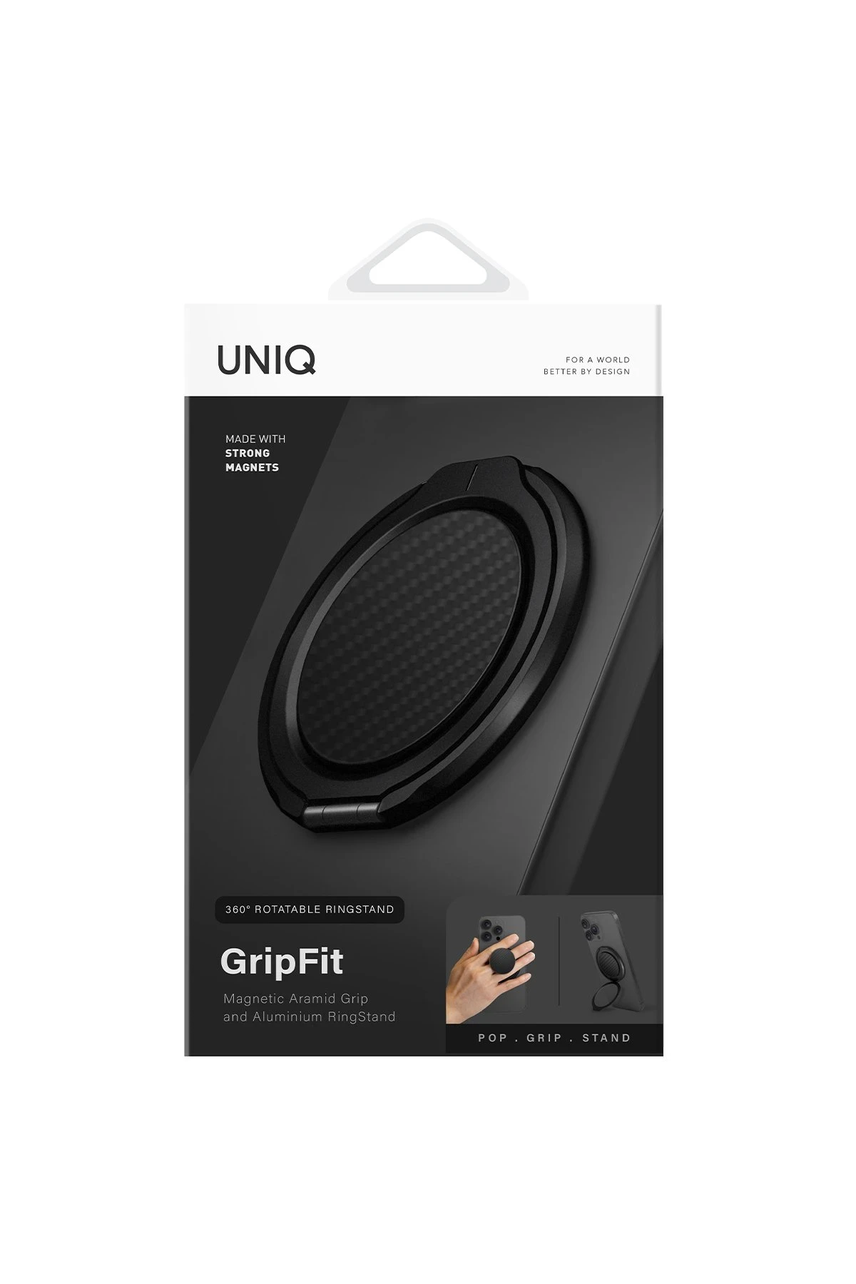 Uniq GripFit Premium 360 Manyetik Magsafe Kickstand Yüzük