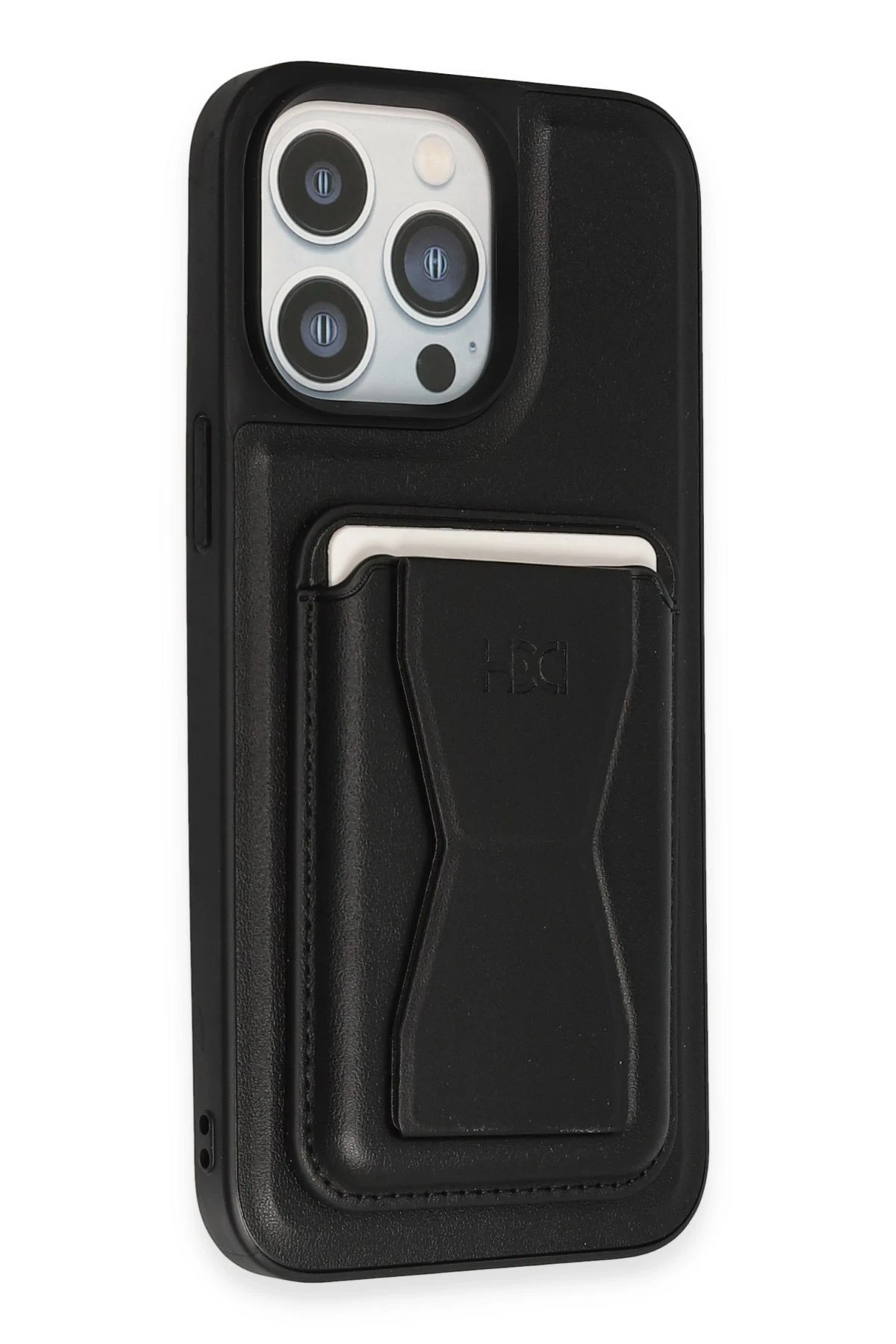 HDD iPhone 14 Pro Kılıf HD Deri Luxury Magnet Kartvizitli Kapak