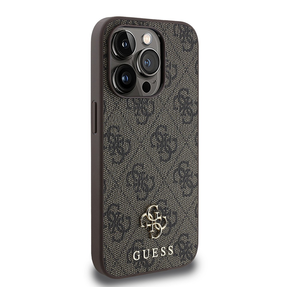 Apple iPhone 14 Pro Max Kılıf Guess Orjinal Lisanslı M-safe Şarj Özellikli Small 4G Classic Kapak