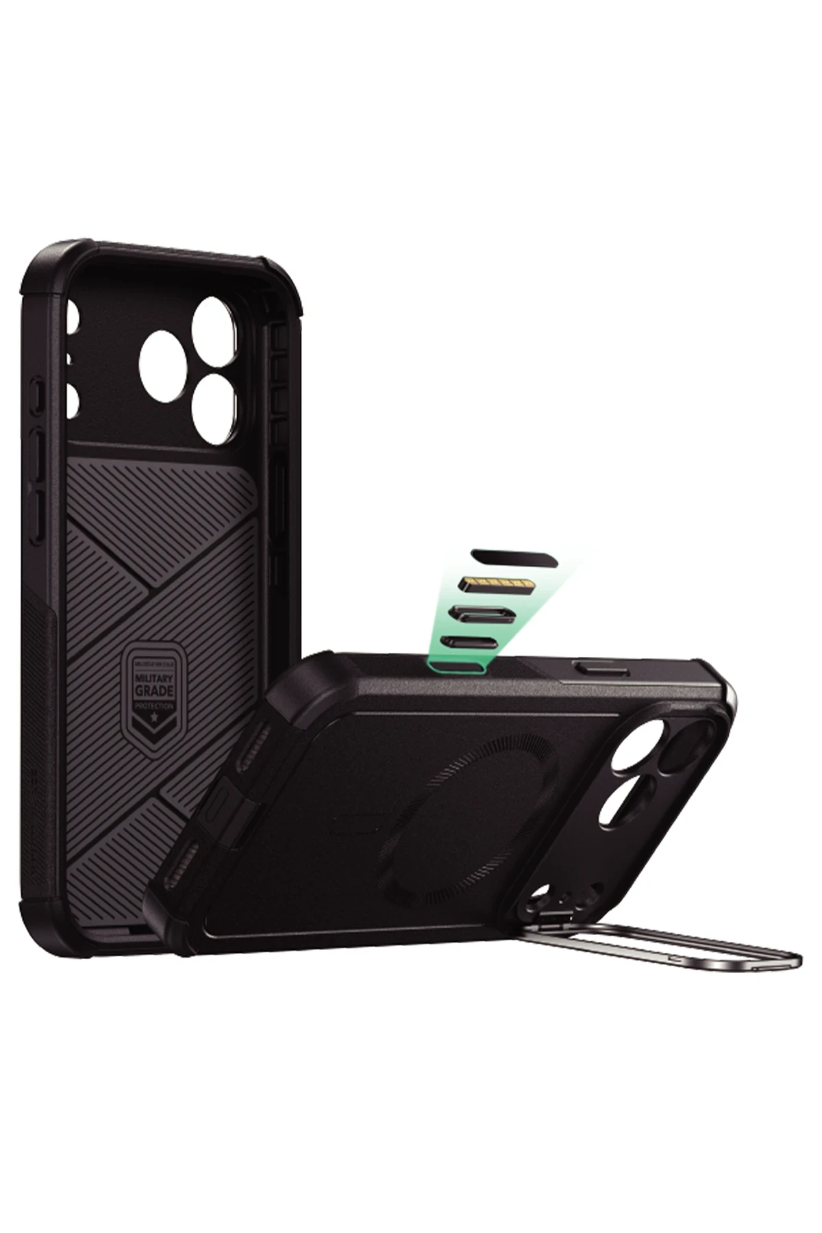 ESR Apple iPhone 17 Pro Max Cyber Tough Magsafe Stantlı Kapak