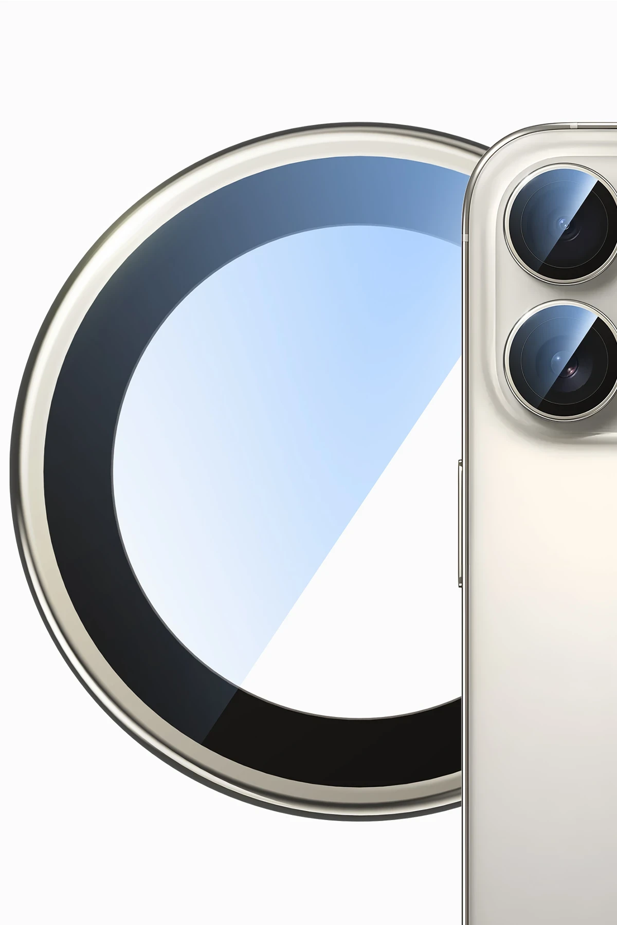 Keephone iPhone 16 Pro Max Bright PVD Metal Kamera Lens