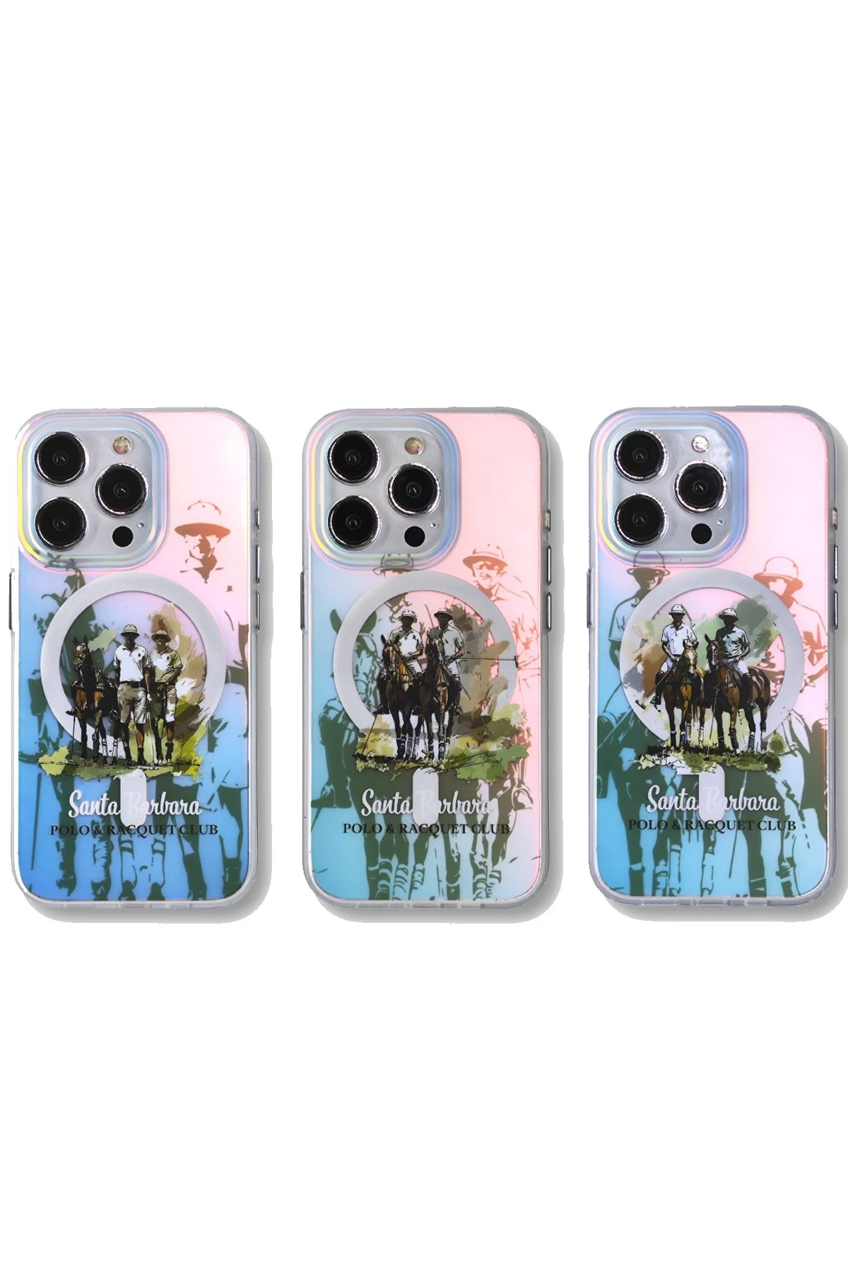 Santa Barbara Polo Racquet Club iPhone 15 Pro Carter Magsafe Kapak - Player