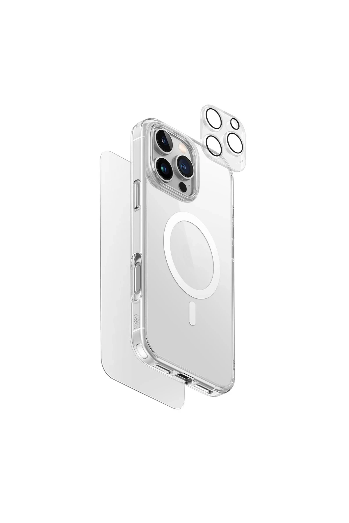 Uniq iPhone 16 Pro Clearvue Magsafe 3in1 Set Kapak