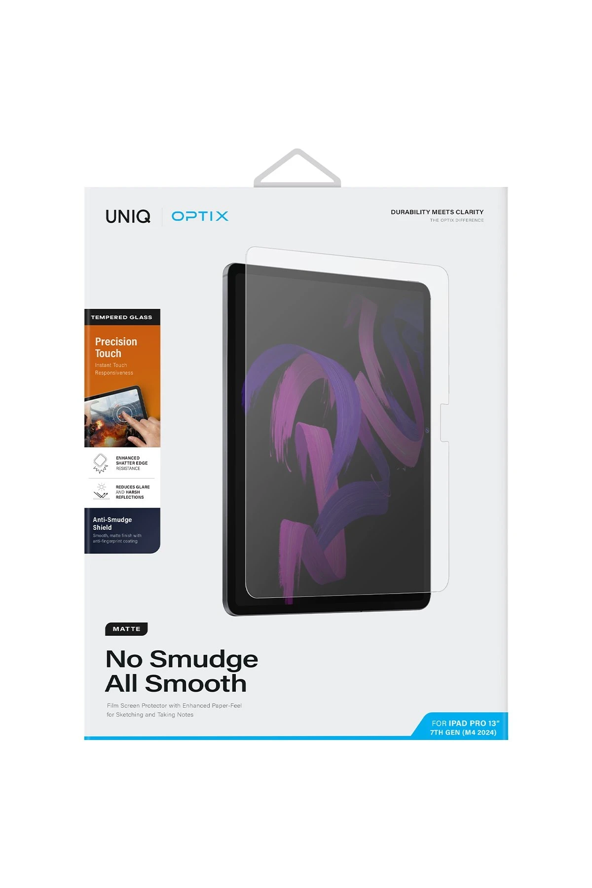 Uniq iPad Pro 13 (2024) Optix Tablet Mat Ekran Koruyucu