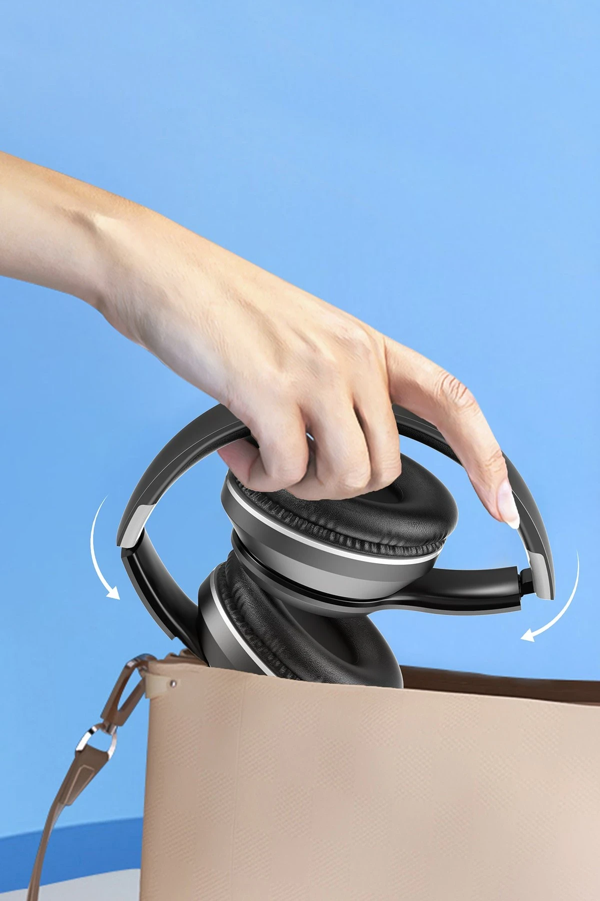 Earldom B06 RGB Kafaüstü Bluetooth Kulaklık