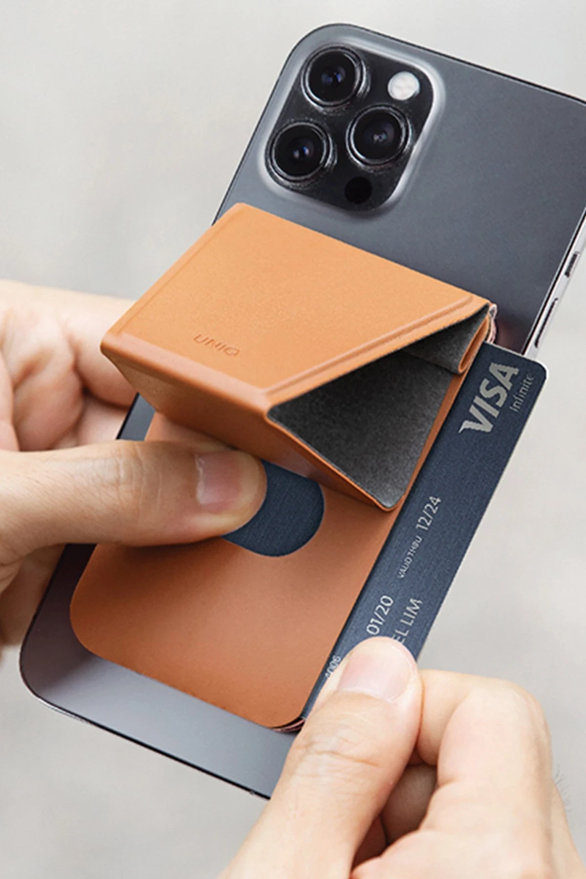 Uniq Lyft Manyetik Kartlıklı Standlı Holder