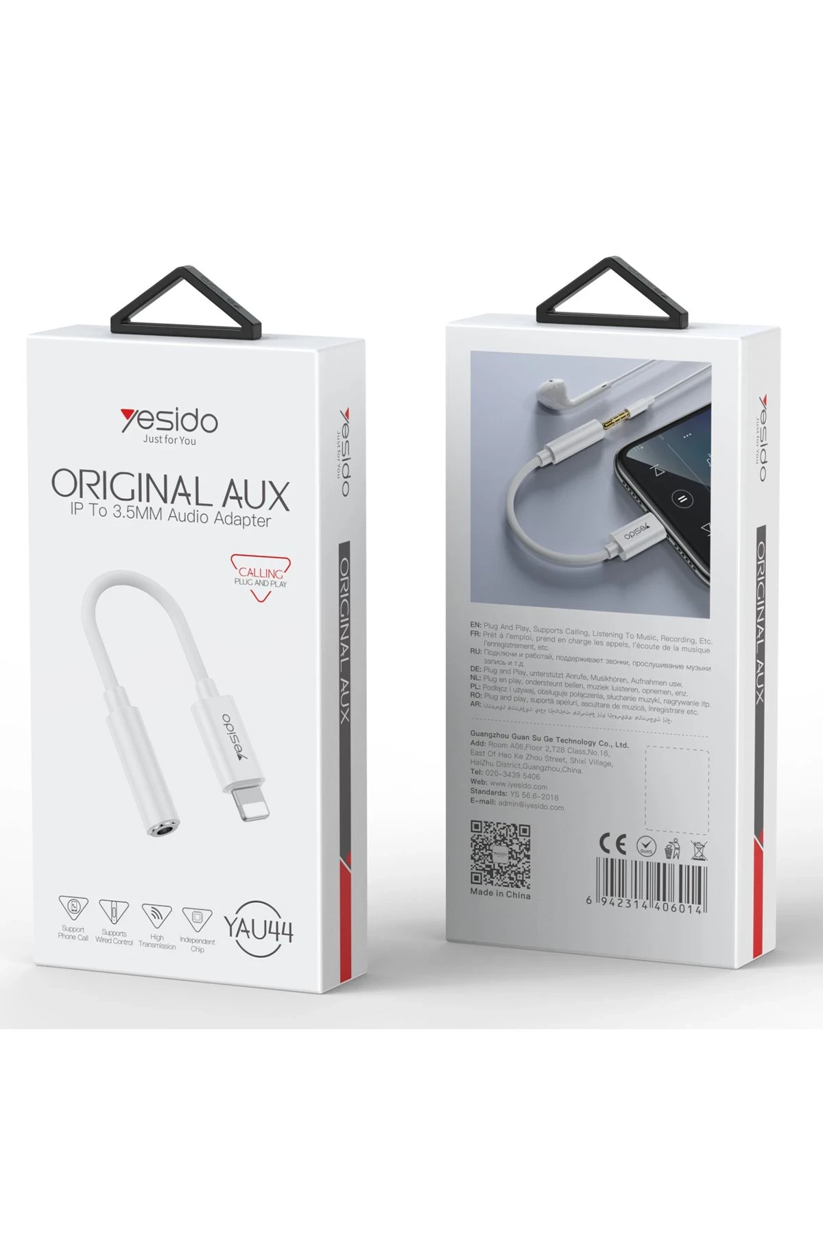Yesido YAU44 Lightning to Aux Dönüştürücü