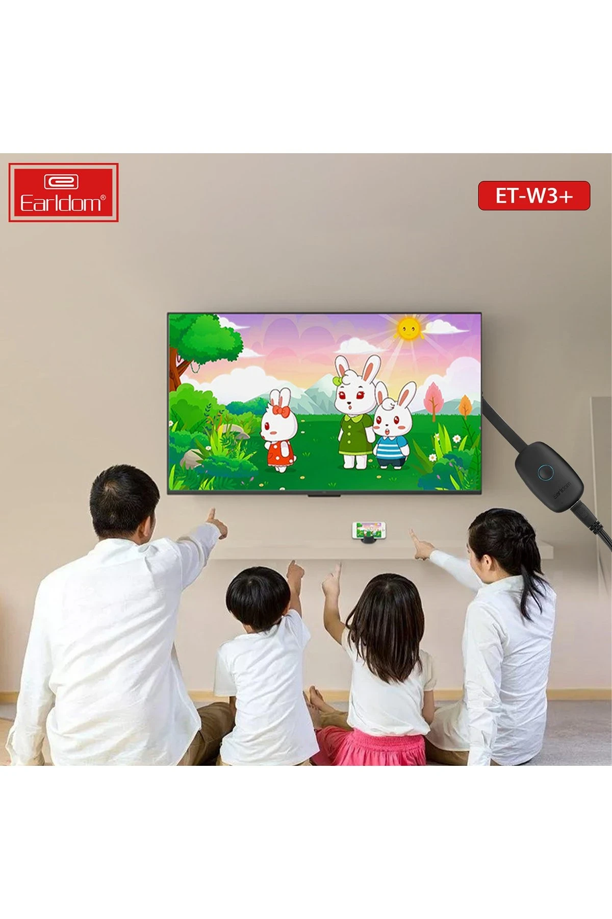 Earldom W3+ Kablosuz Görüntü Aktarıcı
