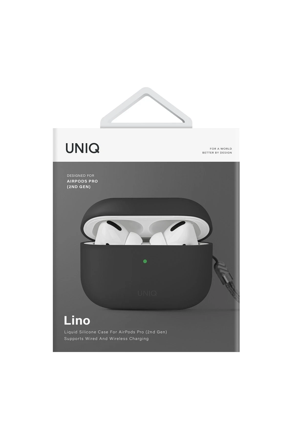 Uniq Airpods Pro 2 (2.nesil) Lino Silikon Kılıf