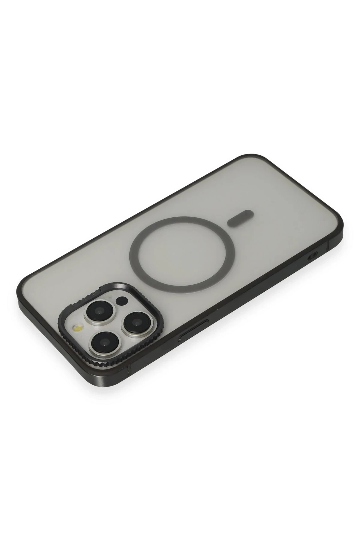 URR iPhone 15 Pro PVDSS Lens Titanium Edge Magsafe Kapak
