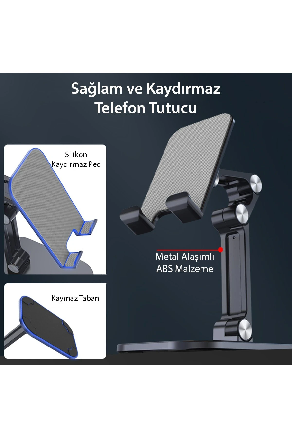 Yesido C104 Ayarlanabilir Katlanabilir Masaüstü Telefon Tablet Standı
