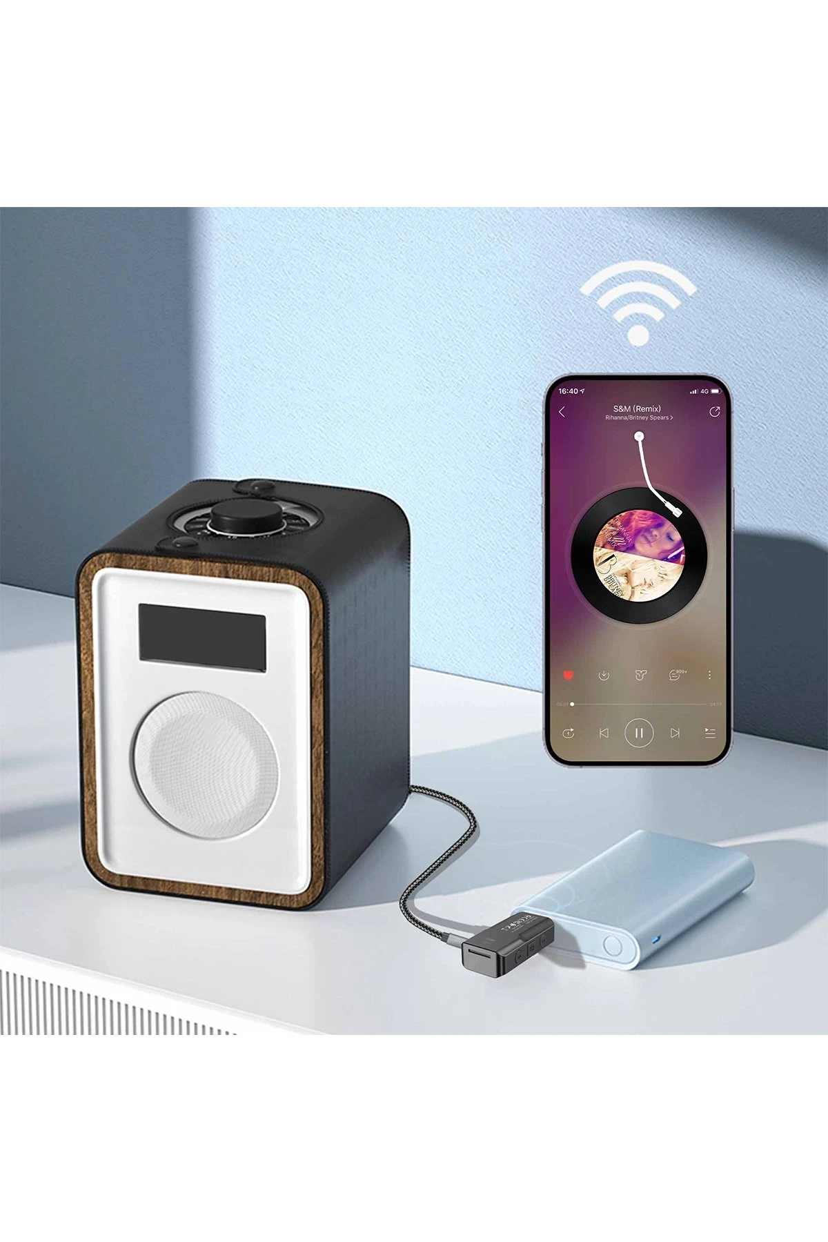 Earldom BR17 BT 5.3 SD Kart ve Aux Çıkışlı Arama Destekli Dijital Ekranlı 2in1 USB FM Transmitter