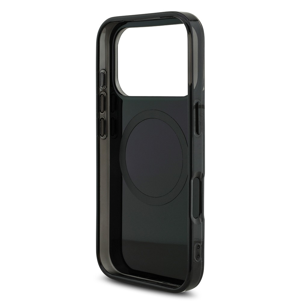 Apple iPhone 17 Pro Kılıf AMG Orjinal Lisanslı Çift Katmanlı Büyük Logolu Petek Desenli Kapak