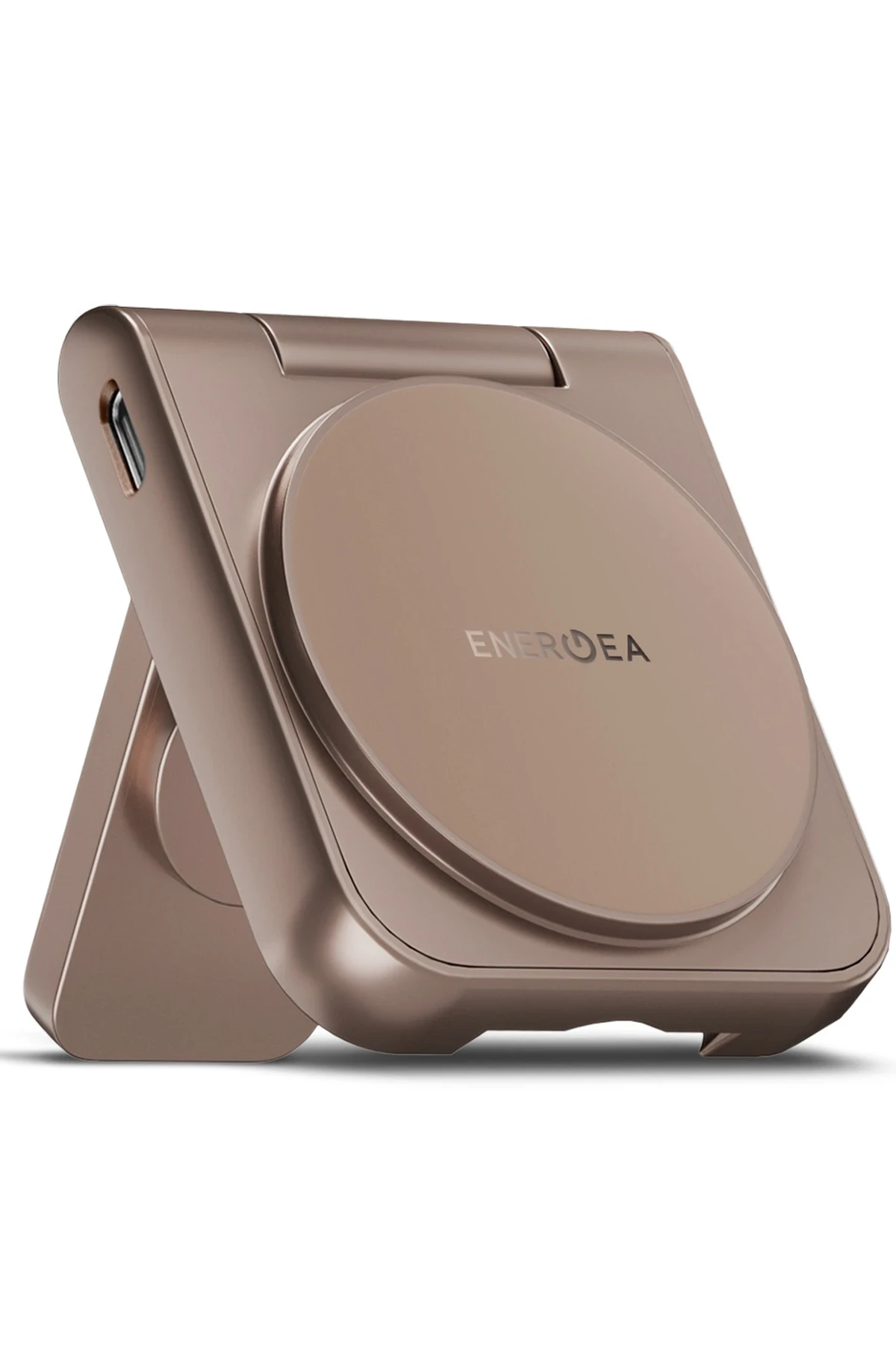 Energea MagDuo 2in1 Katlanabilir 15W Telefon ve 2.5W Saat Masaüstü Hızlı Şarj Standı