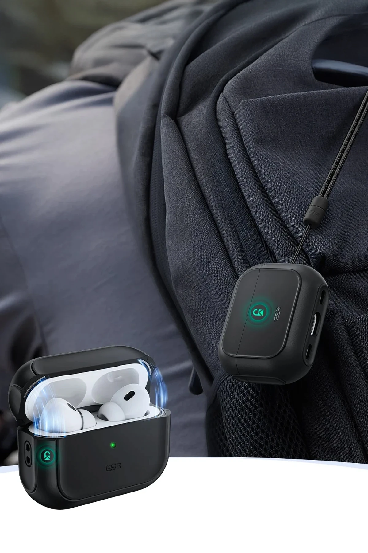 ESR Apple Airpods Pro 3 (3.Nesil) Orbit Hybrid Magsafe Şarj Destekli Kılıf