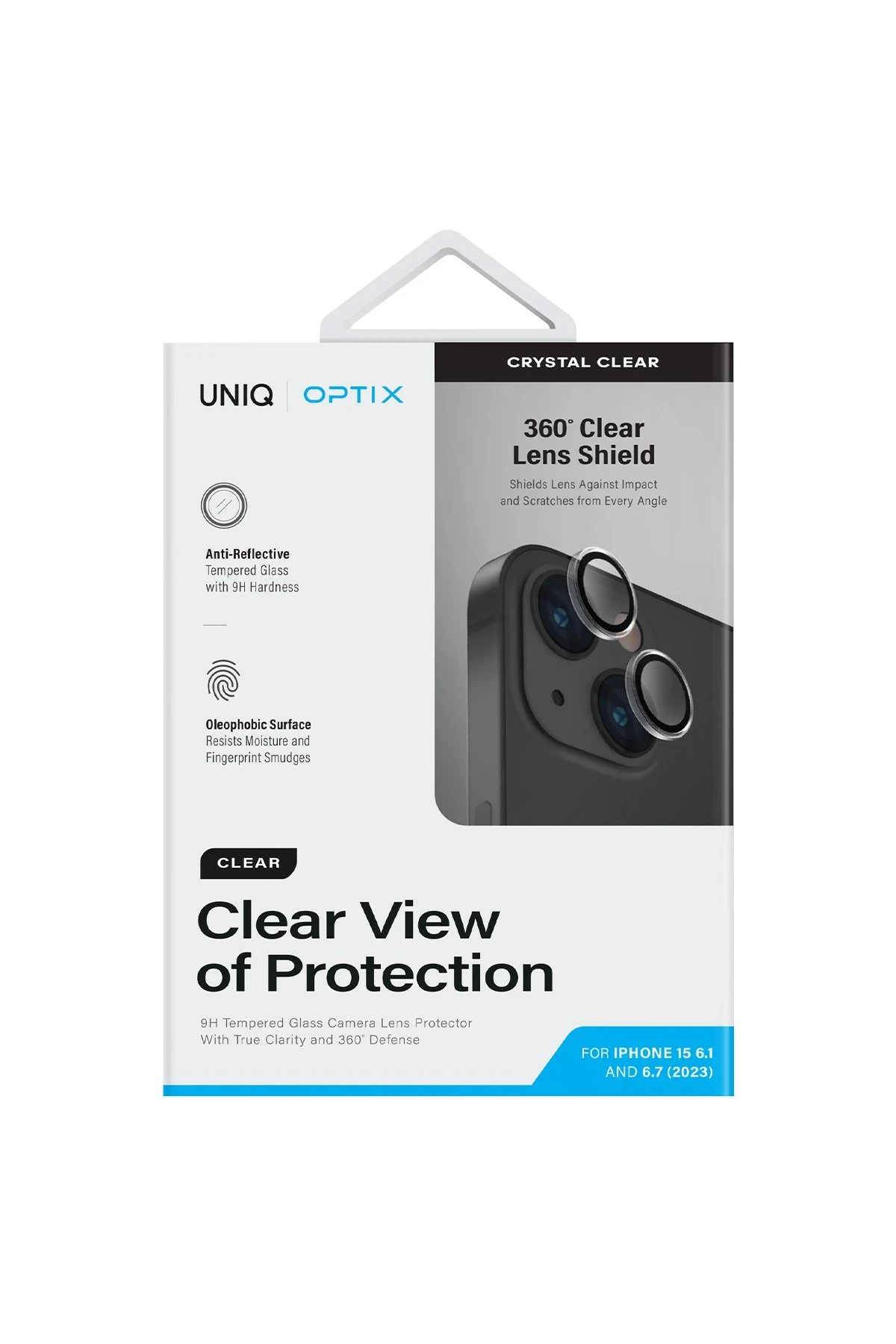 Uniq iPhone 15 Plus Optix Kamera Lens Koruyucu
