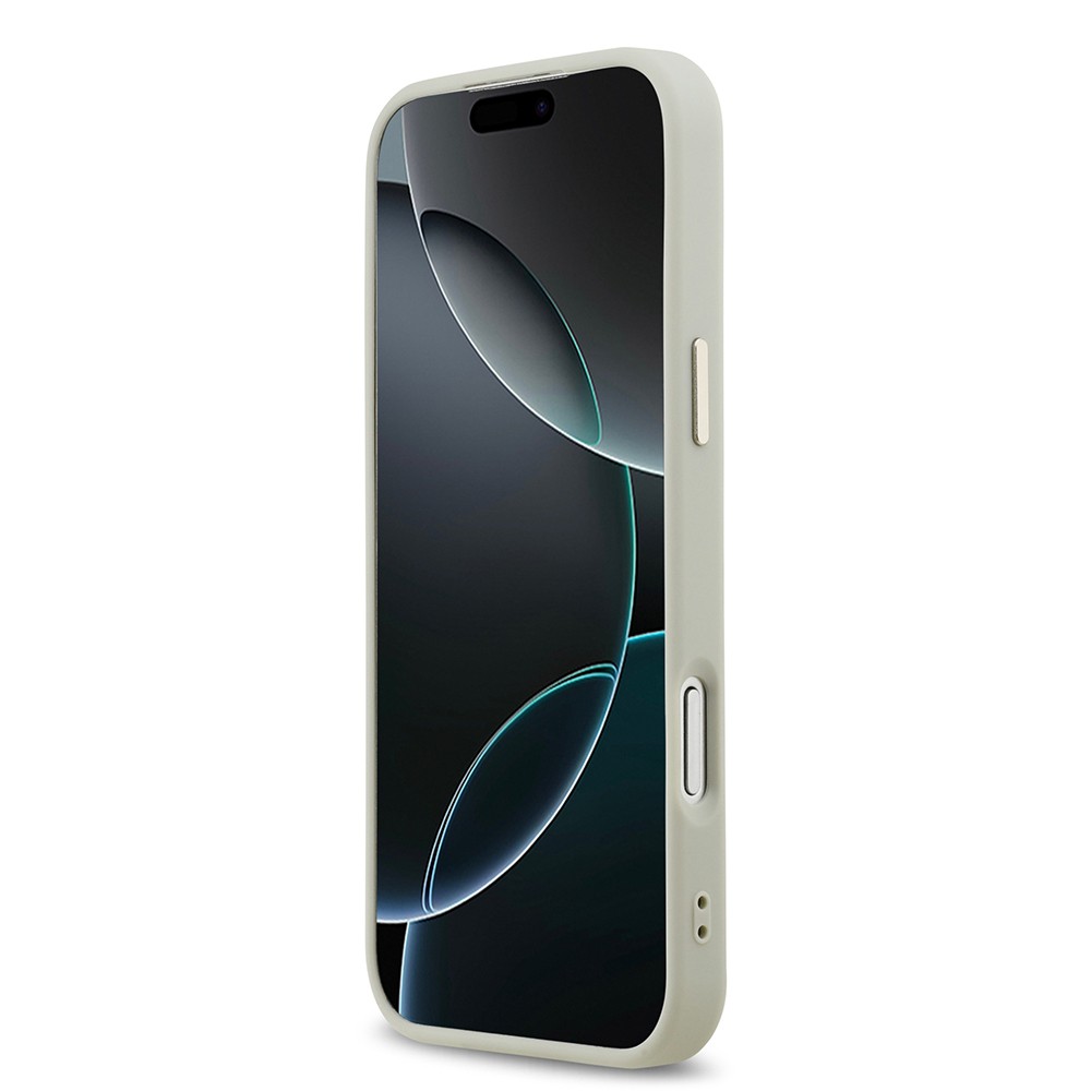 Apple iPhone 17 Pro Max Kılıf DKNY Orjinal Lisanslı M-safe Şarj Özellikli 3D Yazılı Checkered Pattern Kapak