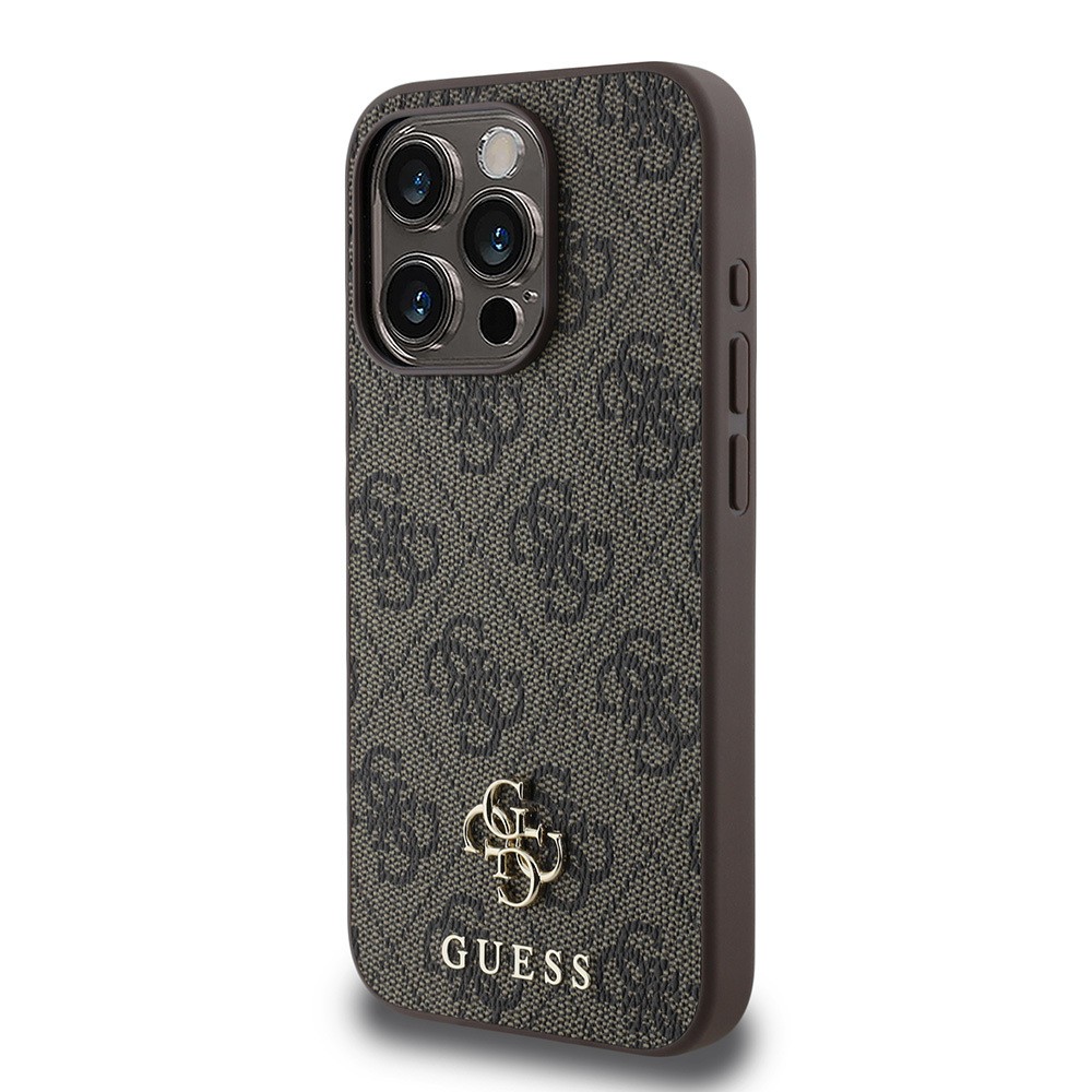 Apple iPhone 14 Pro Max Kılıf Guess Orjinal Lisanslı M-safe Şarj Özellikli Small 4G Classic Kapak