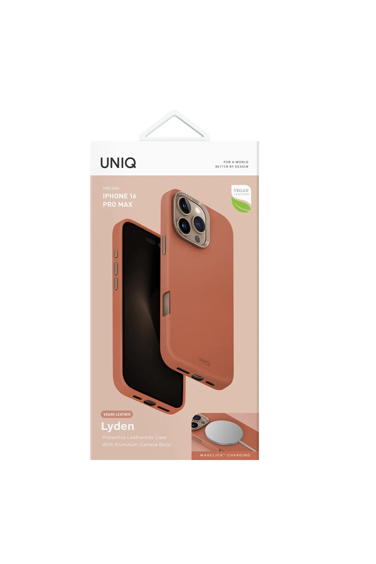 Uniq iPhone 16 Pro Lyden Magsafe Deri Kapak
