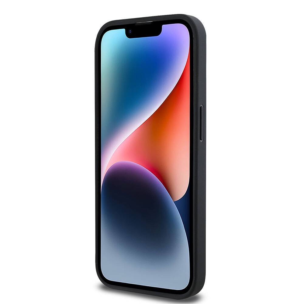 Apple iPhone 14 Pro Max Kılıf Karl Lagerfeld Orjinal Lisanslı M-safe Şarj Özellikli KL Yazılı Hot Stamp Kapak