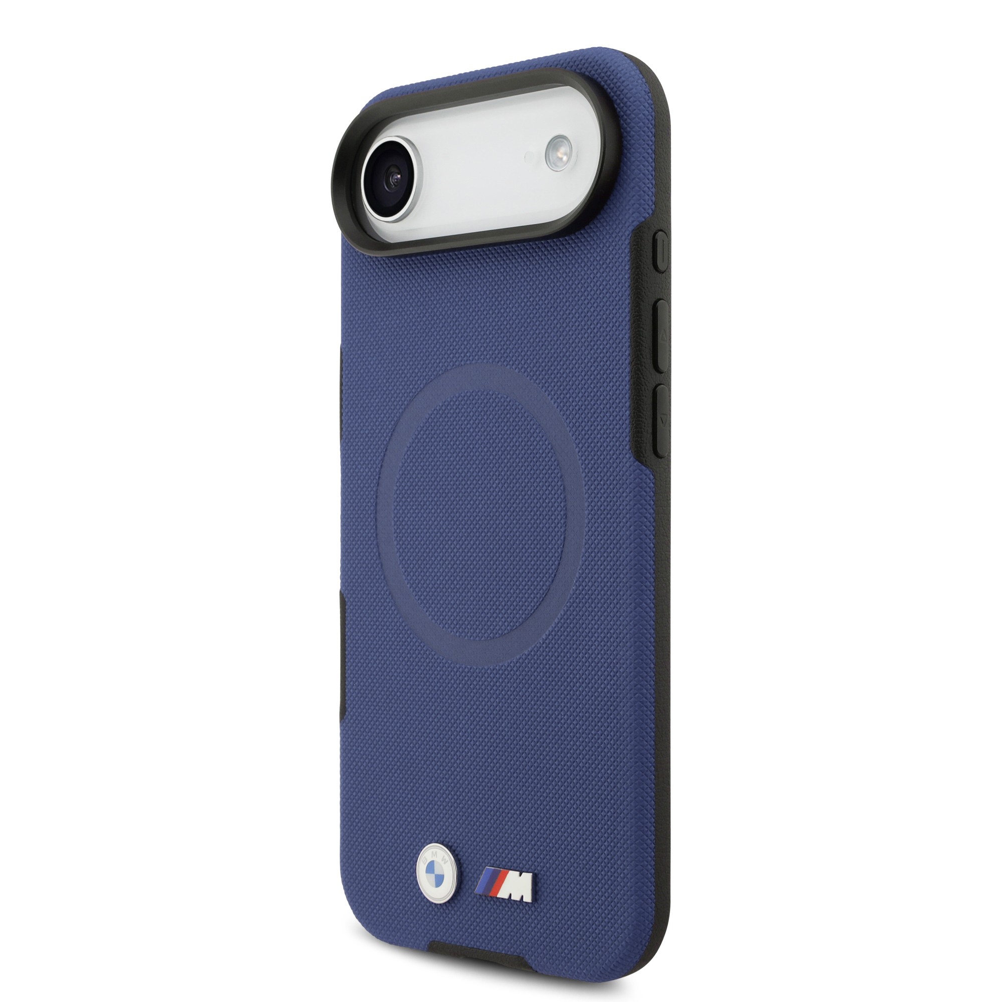 Apple iPhone 17 Air Kılıf BMW Orjinal Lisanslı M-safe Şarj Özellikli Metal Logolu Delikli M Dizayn Deri Kapak