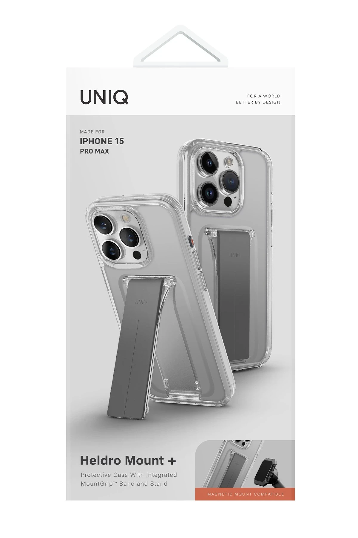 Uniq iPhone 15 Pro Max Heldro Mount Standlı Kapak