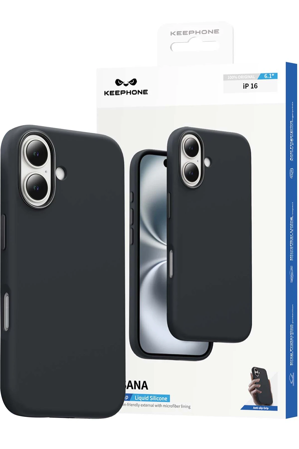 Keephone iPhone 16 Rosana Silikon Kılıf