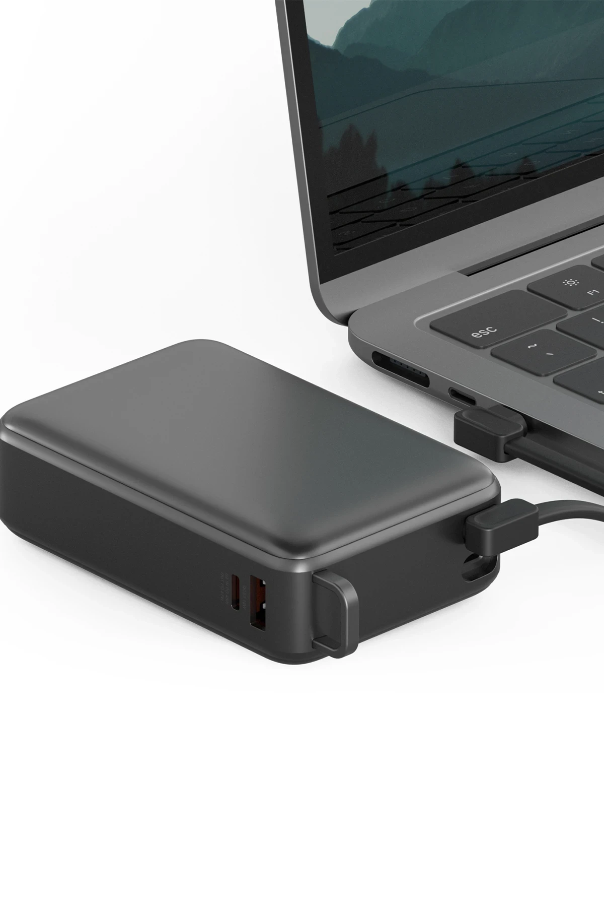Energea ComPac Ultra67 20.000 mAh 2 Adet 67W Type-C ve 18W USB Çıkışlı Ekstra 100W Kablolu PD Hızlı Şarj Powerbank