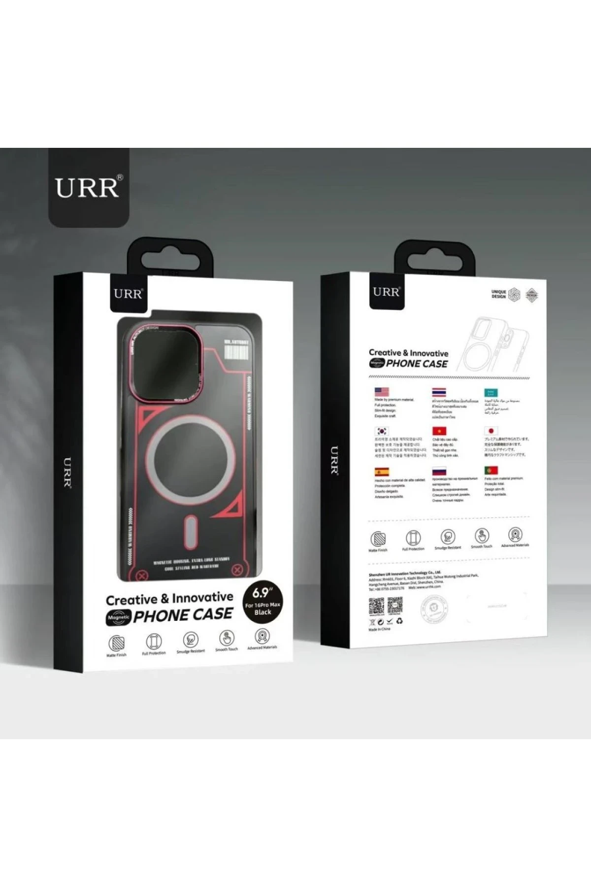 URR iPhone 16 Cool Series Matte Pure PC Magsafe Kapak