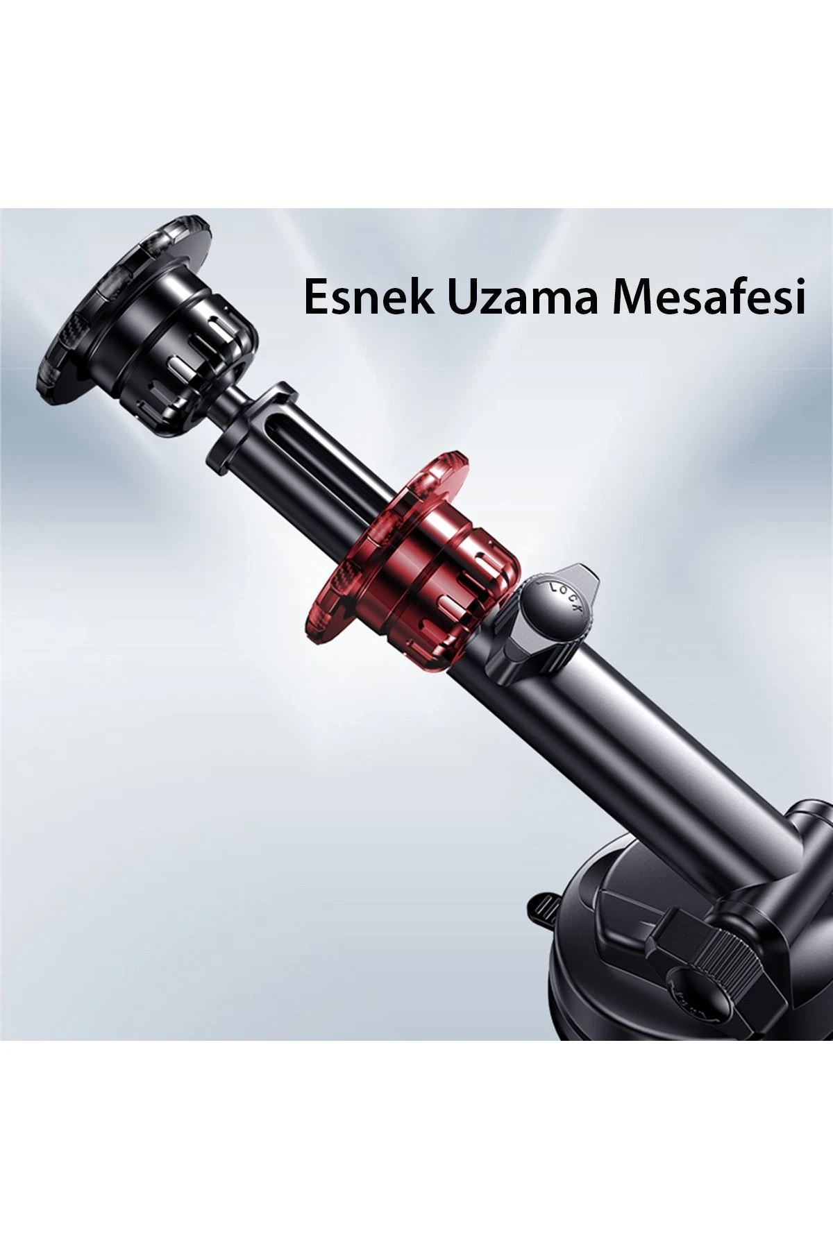 Yesido C160 360 Derece Ayarlanabilir Vantuzlu Manyetik Magsafe Araç Tutucu